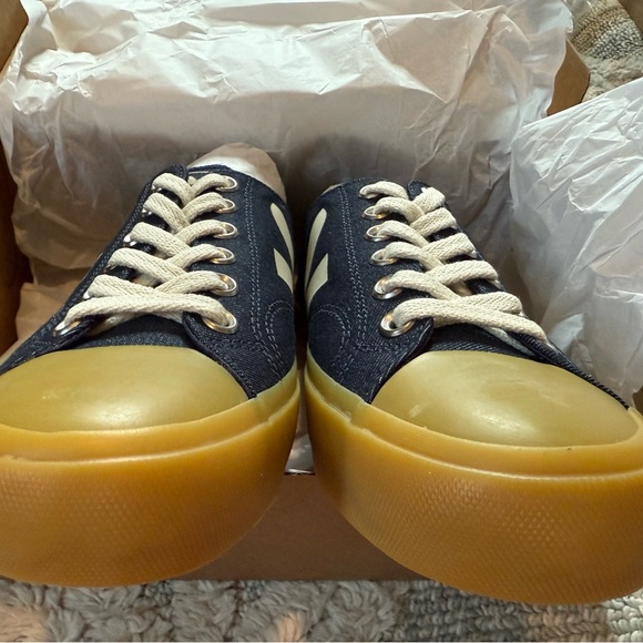 Veja WATA II LOW DENIM BLUE PIERRE NATURAL - Picture 2 of 6